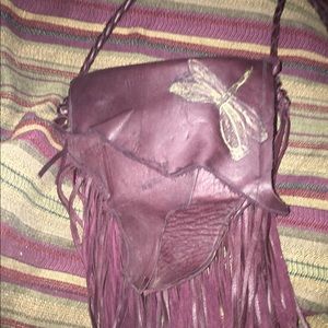 Leather handmade purse